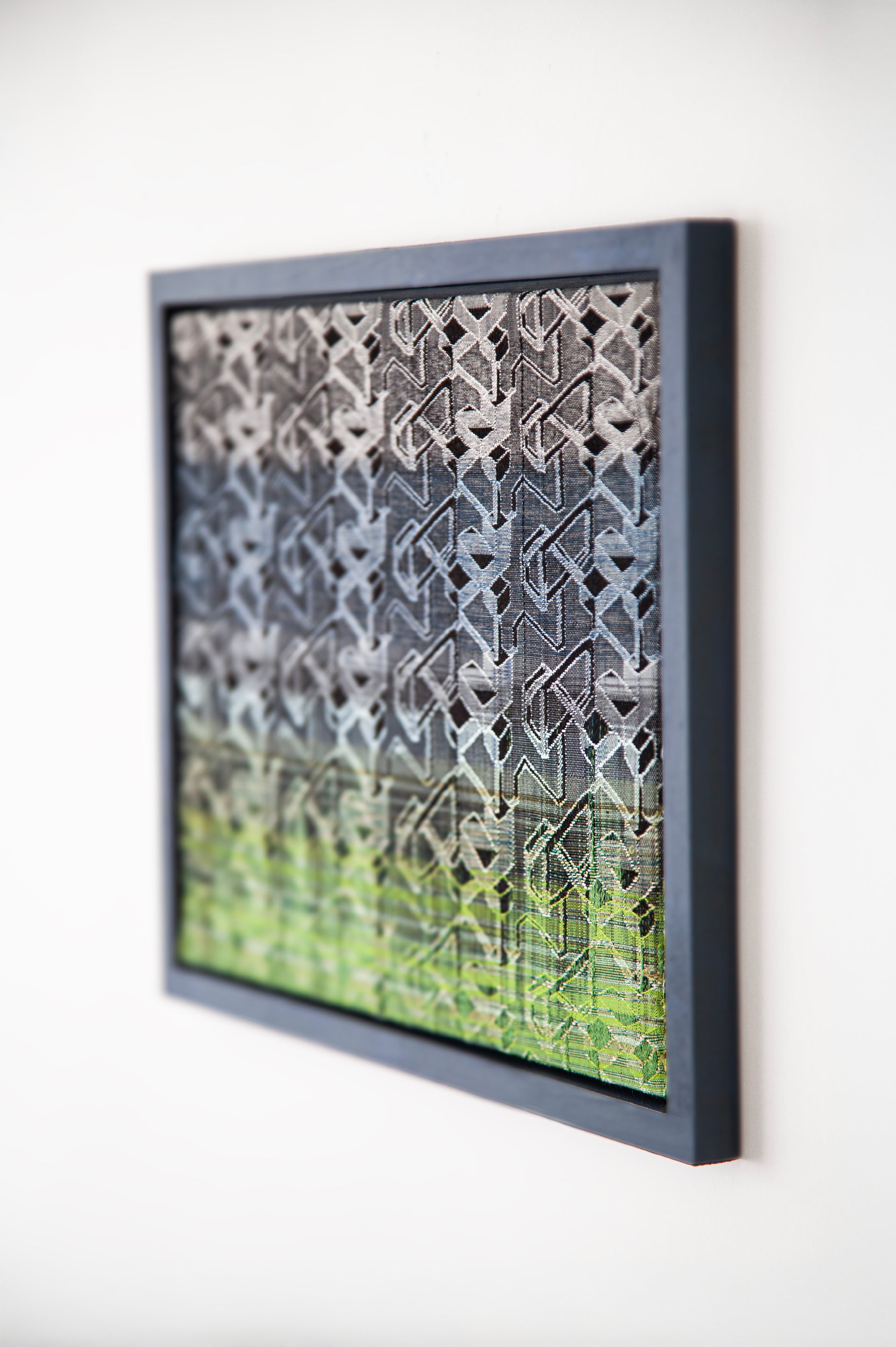 handwoven wall picture silk